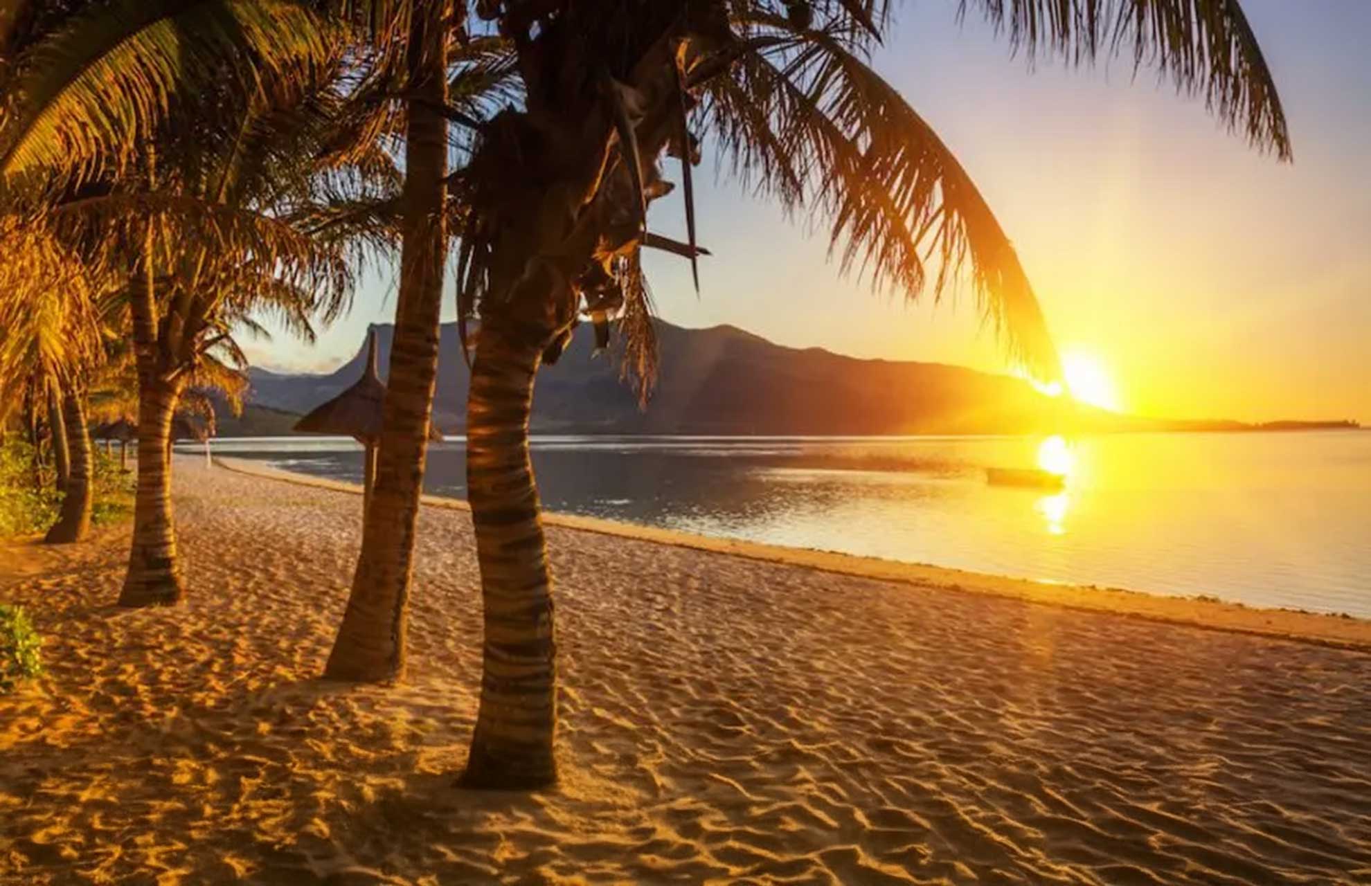 Mauritius Tropical Sunset Business Paradise