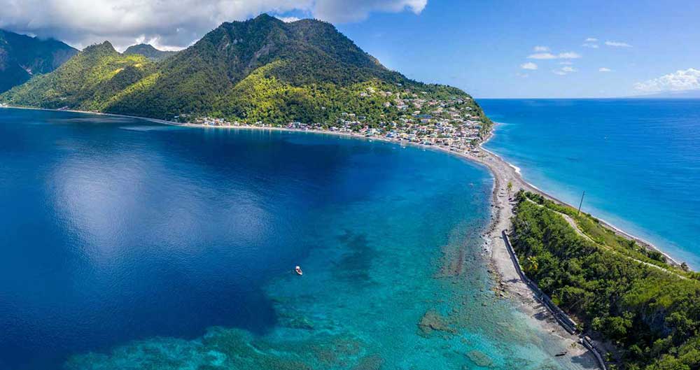 Dominica jungle waterfalls and natural scenery — home of one of the most affordable and longest-running Caribbean citizenship by investment programs