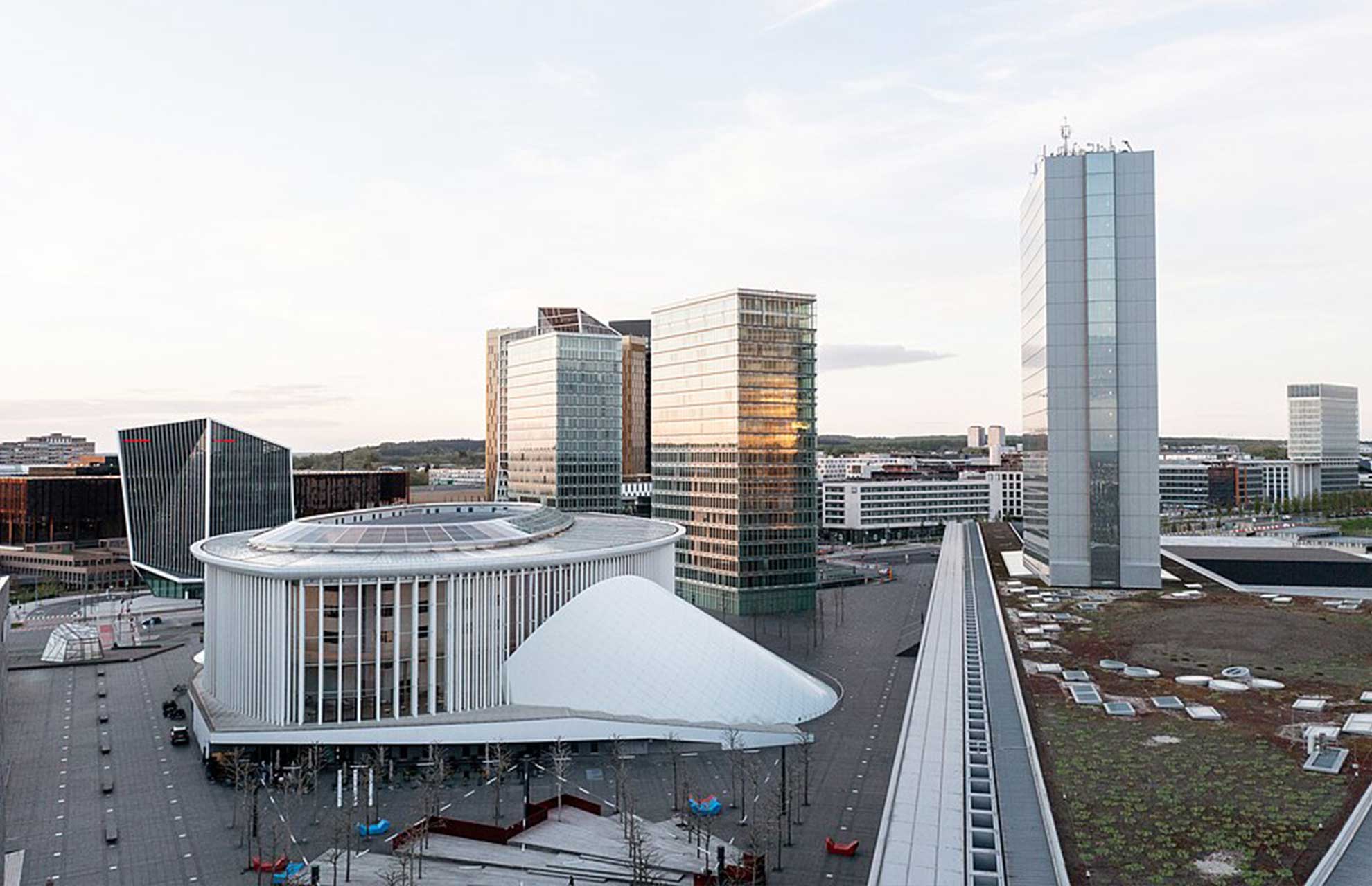Court of Justice of the European Union building in Luxembourg — the court that ruled in November 2022 that unlimited public access to beneficial ownership registers was incompatible with fundamental rights to privacy